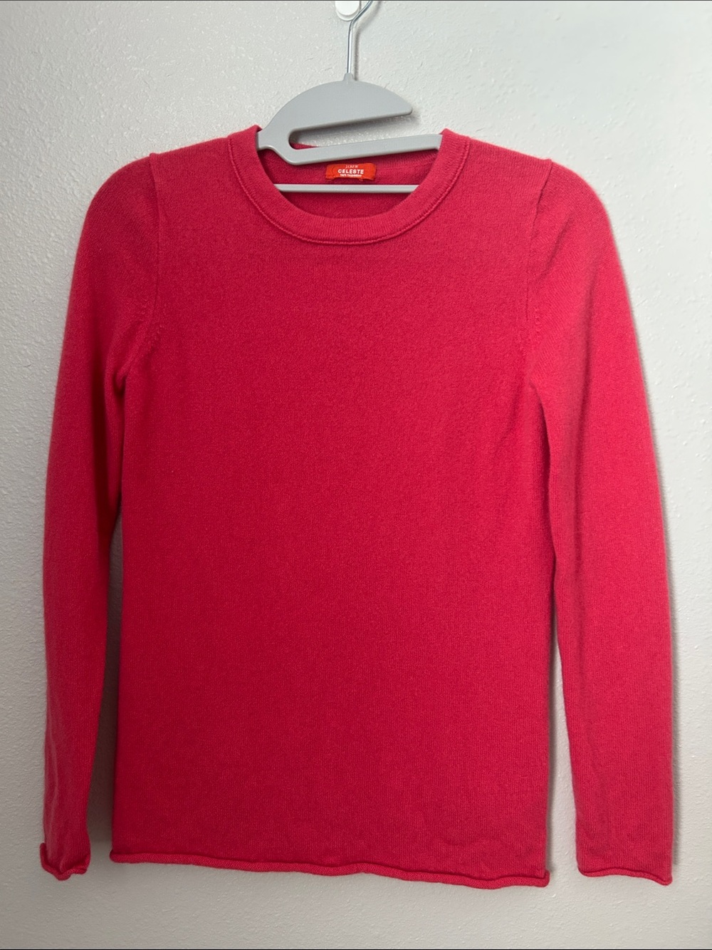 J Crew Pink Cashmere Sweater
